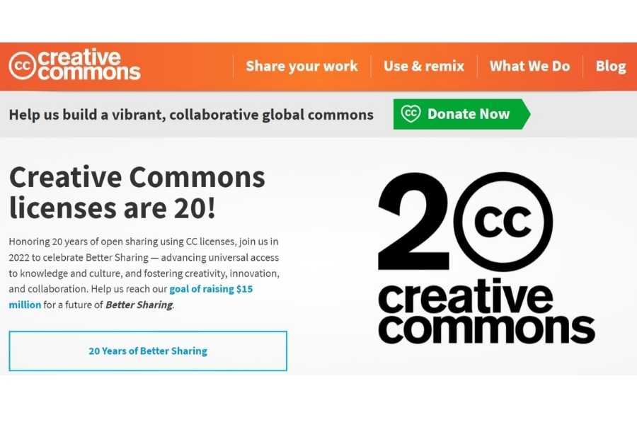 Creative Commons official webpage