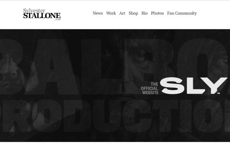 Pàgina web de Stallone amb WordPress