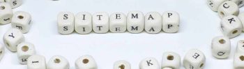 Imagen de dados donde se muestra la palabra Sitemap ayuda al posicionamiento de una web